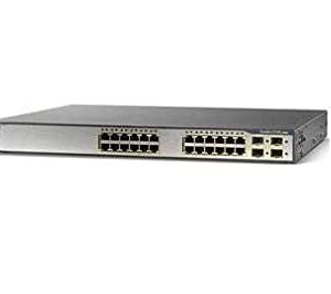 SWITCH CISCO WS-C3750G-24TS-S1U 24-Ports Gigabit (4) 1G SFP without/ Rkmnts